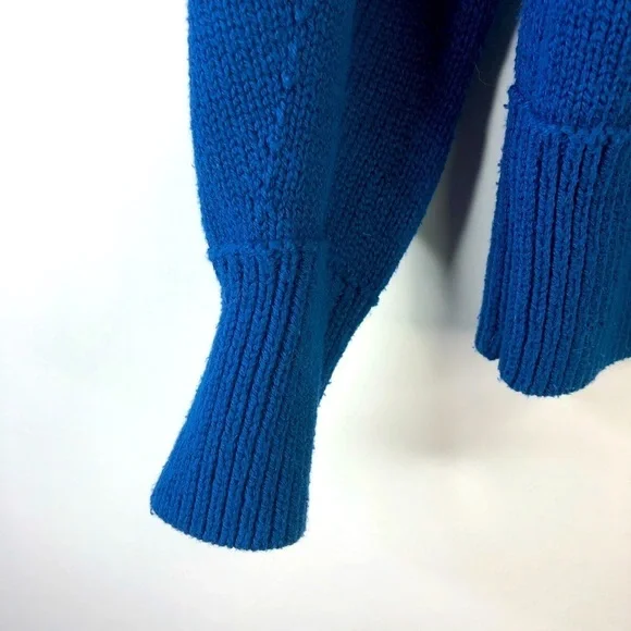 Banana Republic deep blue pullover long sleeve crew neck knit sweater XS - Picture 4 of 11